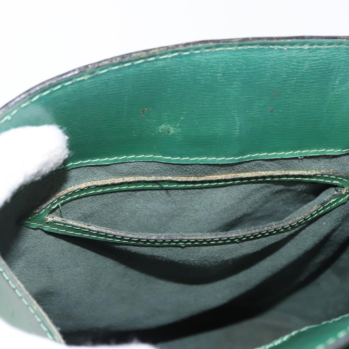 LOUIS VUITTON Epi Cluny Shoulder Bag Green M52254 LV Auth BA8326