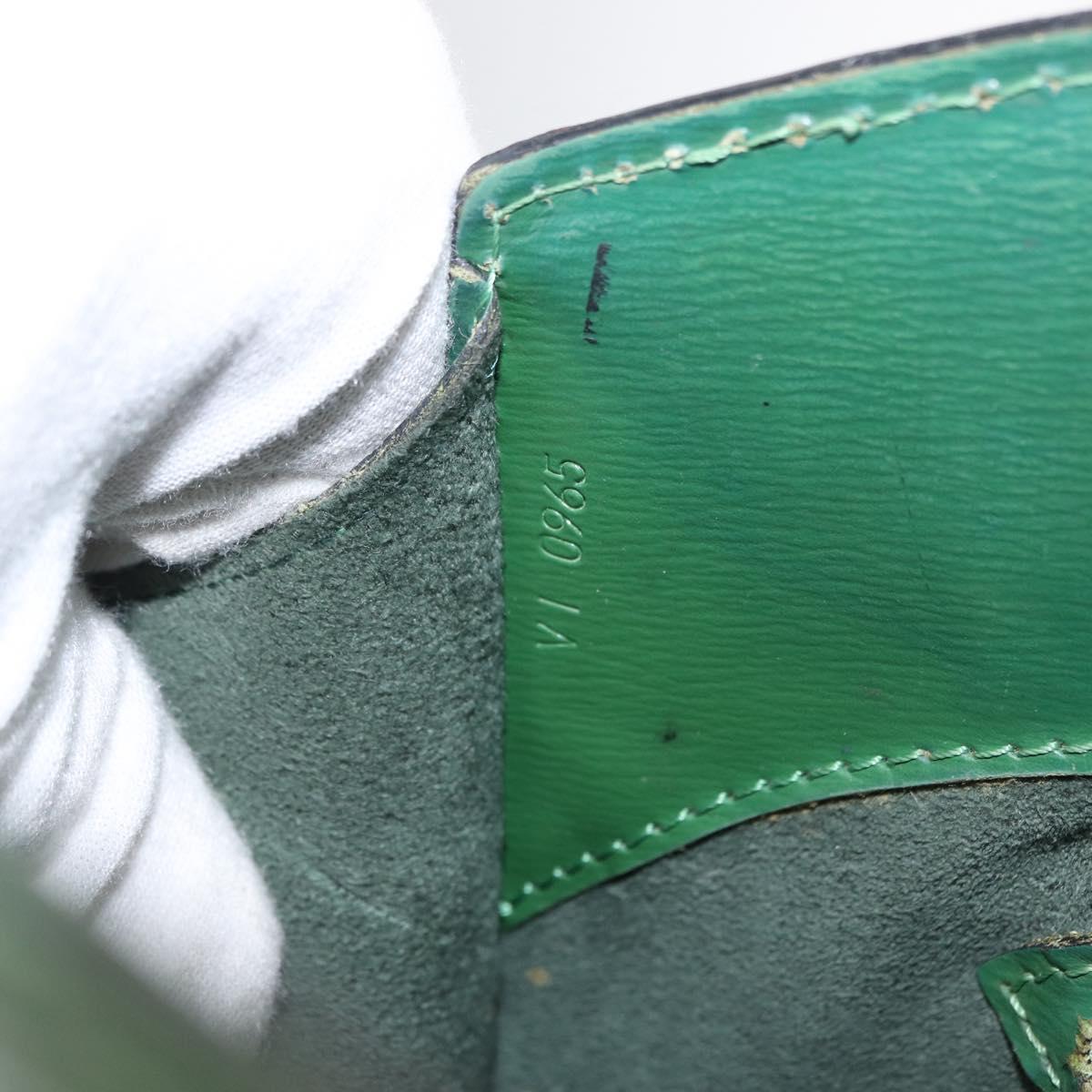 LOUIS VUITTON Epi Cluny Shoulder Bag Green M52254 LV Auth BA8326