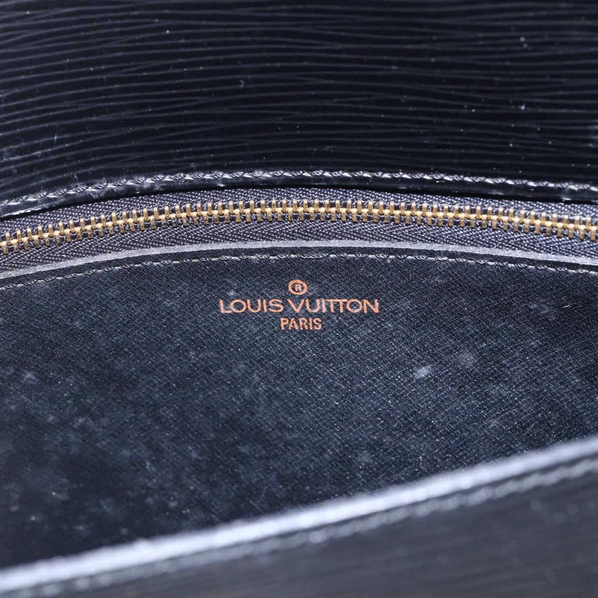 LOUIS VUITTON Epi Saint Cloud GM Shoulder Bag Black Noir M52192 LV Auth BA8327