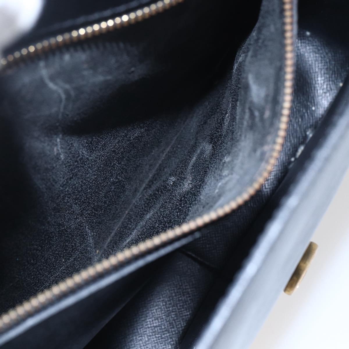 LOUIS VUITTON Epi Saint Cloud GM Shoulder Bag Black Noir M52192 LV Auth BA8328