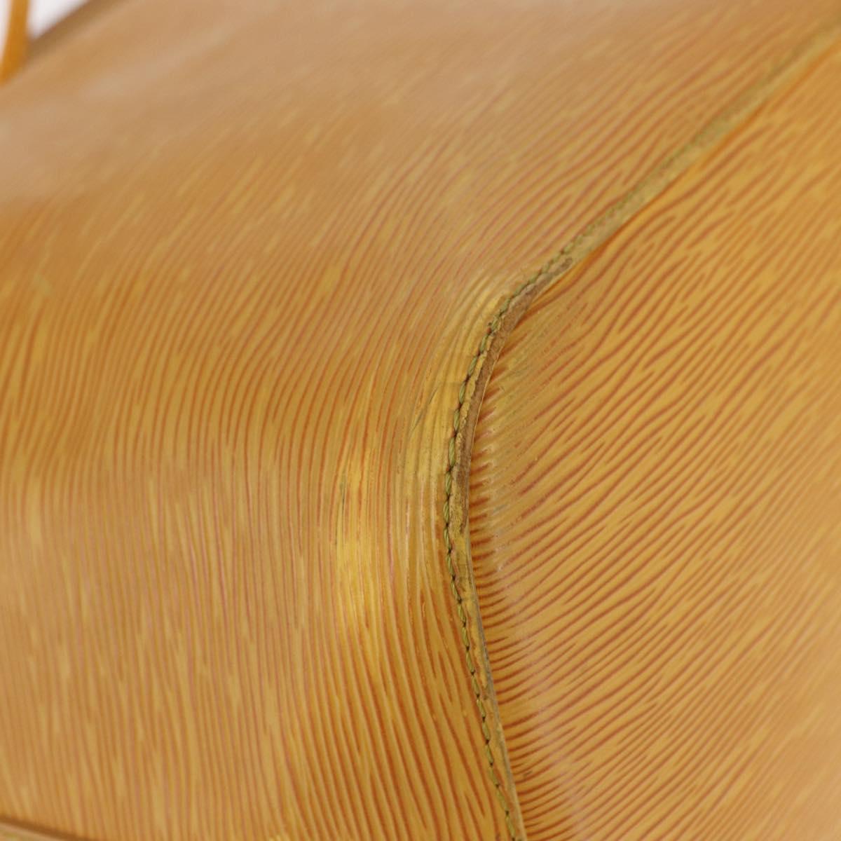 LOUIS VUITTON Epi Petit Noe Shoulder Bag Yellow M44109 LV Auth BA8332