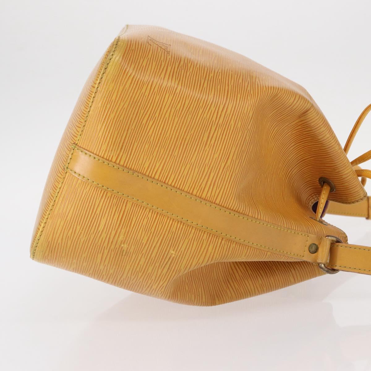 LOUIS VUITTON Epi Petit Noe Shoulder Bag Yellow M44109 LV Auth BA8332