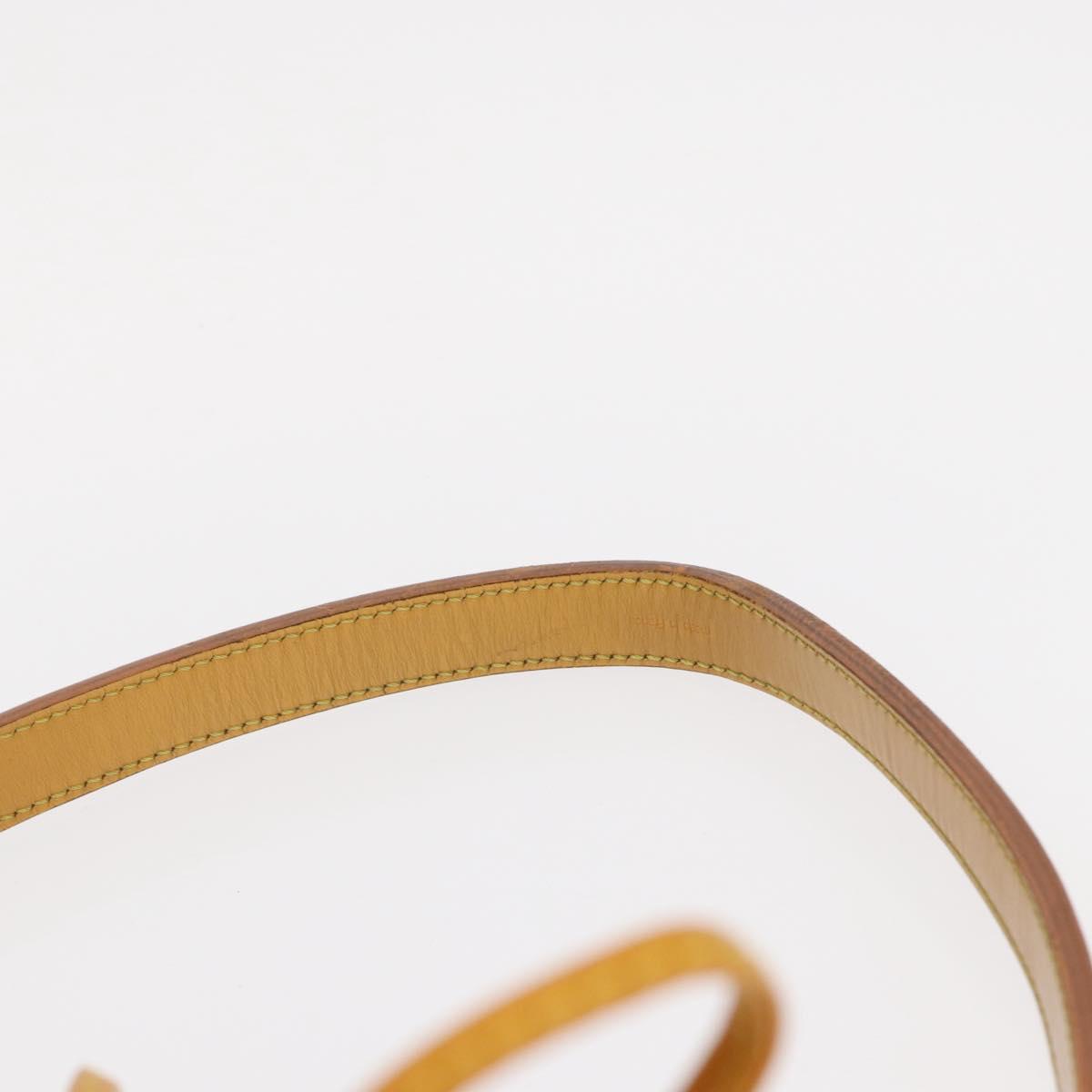 LOUIS VUITTON Epi Petit Noe Shoulder Bag Yellow M44109 LV Auth BA8332