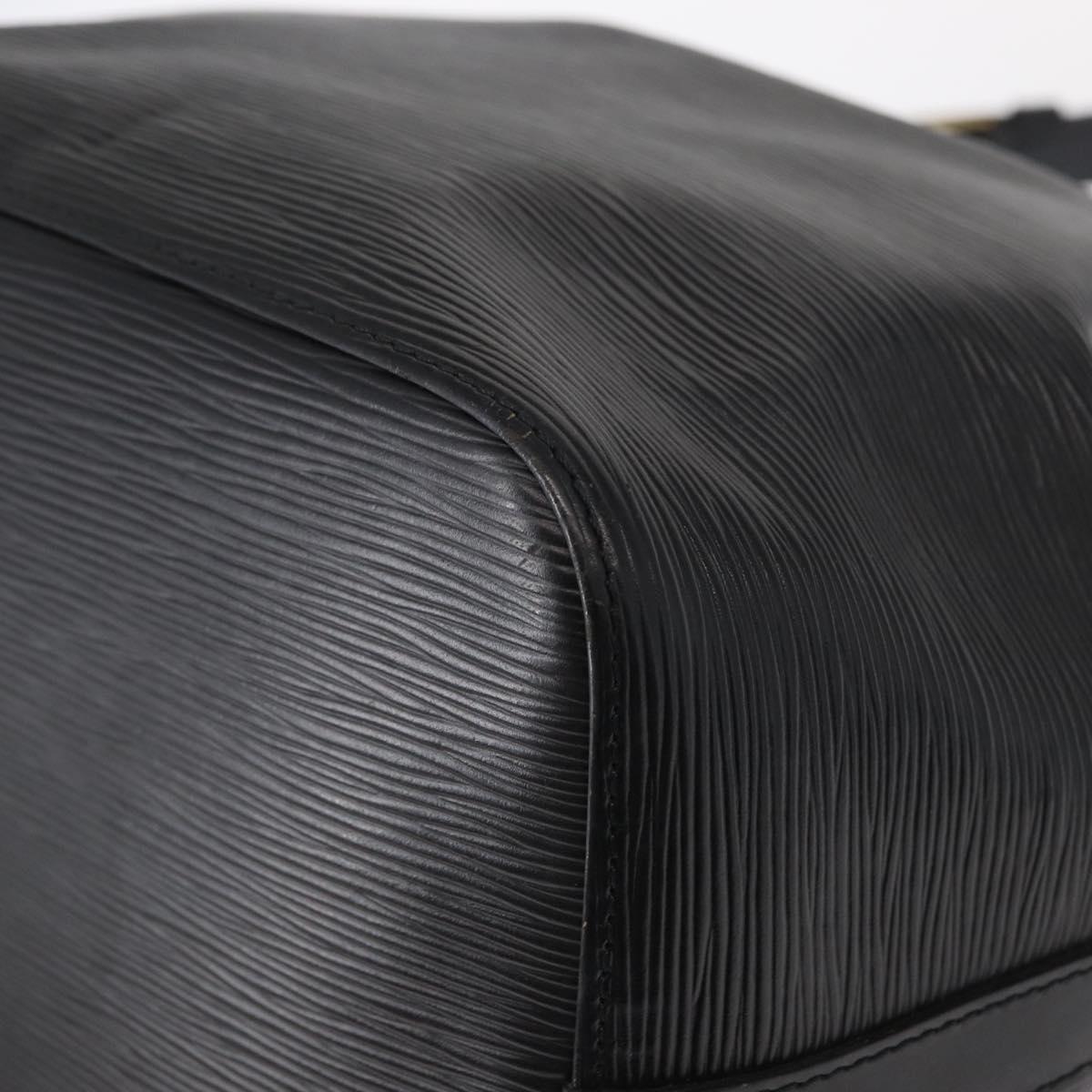 LOUIS VUITTON Epi Petit Noe Shoulder Bag Black M44102 LV Auth BA8333