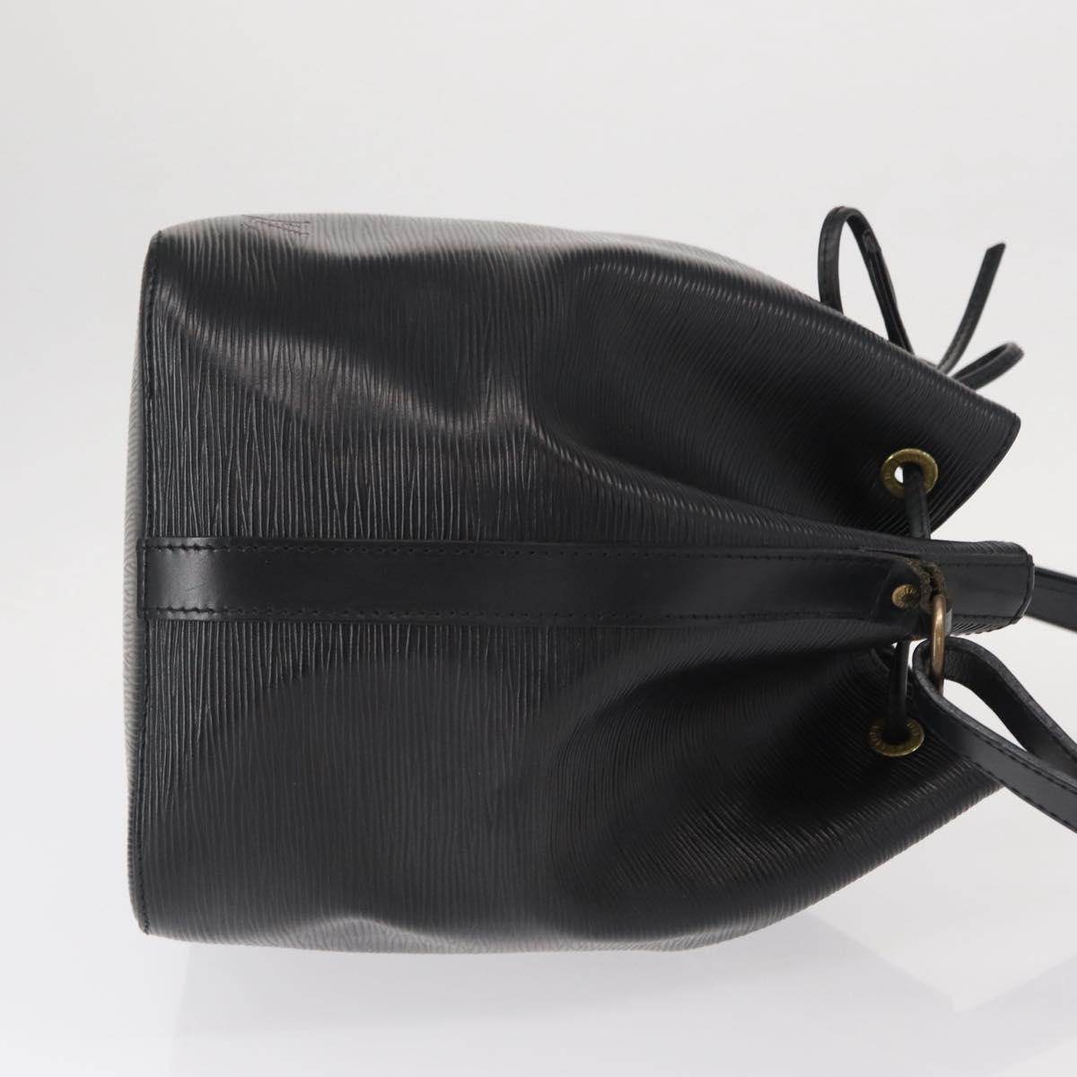 LOUIS VUITTON Epi Petit Noe Shoulder Bag Black M44102 LV Auth BA8333