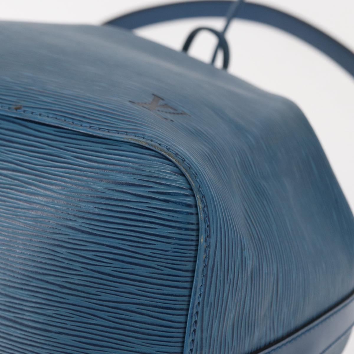 LOUIS VUITTON Epi Petit Noe Shoulder Bag Blue M44105 LV Auth BA8334