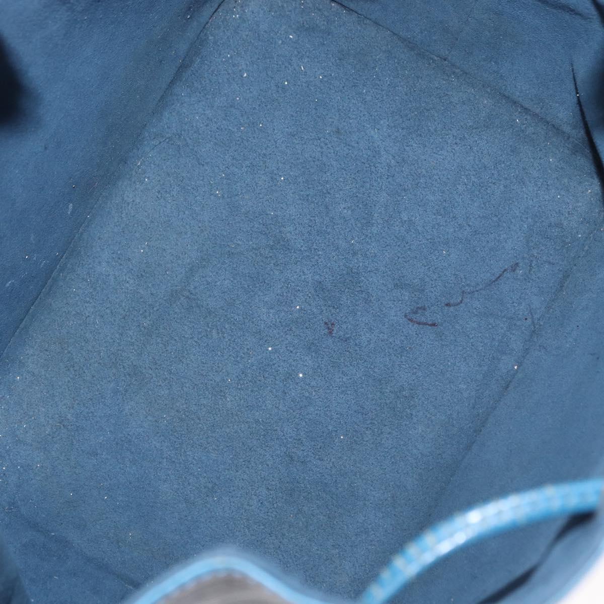 LOUIS VUITTON Epi Petit Noe Shoulder Bag Blue M44105 LV Auth BA8334