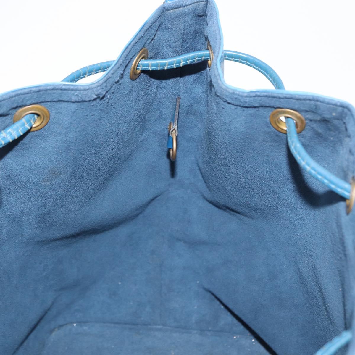 LOUIS VUITTON Epi Petit Noe Shoulder Bag Blue M44105 LV Auth BA8334