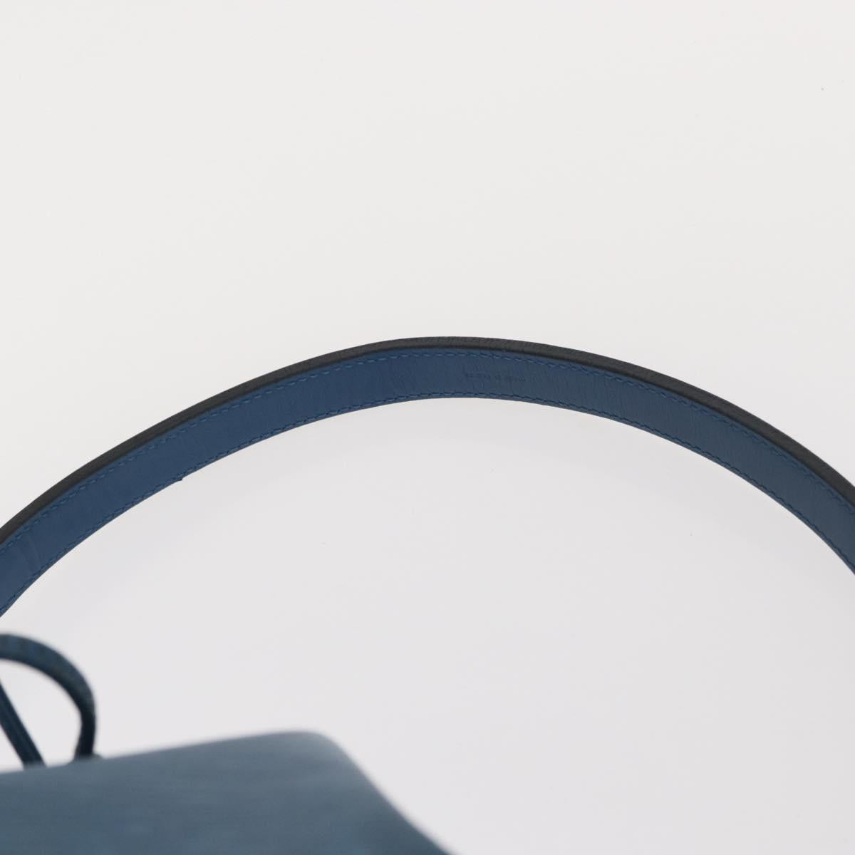 LOUIS VUITTON Epi Petit Noe Shoulder Bag Blue M44105 LV Auth BA8334