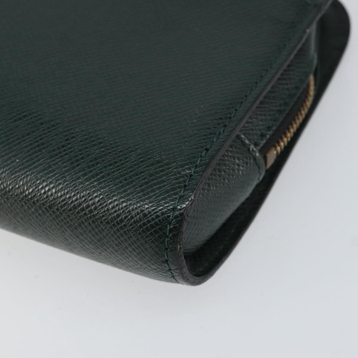 LOUIS VUITTON Taiga Baikal Clutch Bag Epicea M30184 LV Auth BA8336