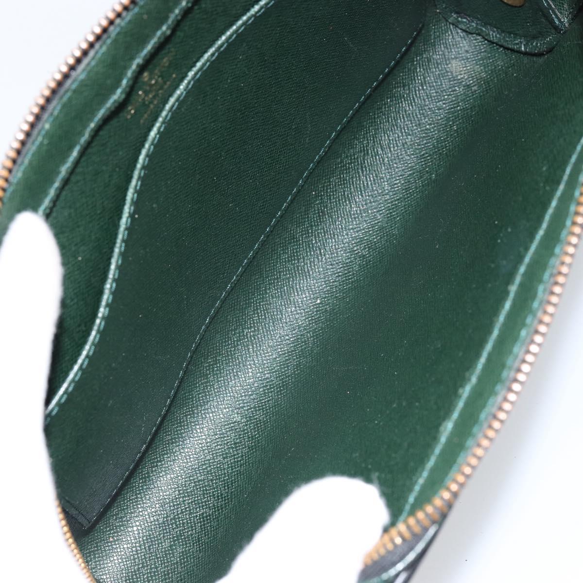 LOUIS VUITTON Taiga Baikal Clutch Bag Epicea M30184 LV Auth BA8336