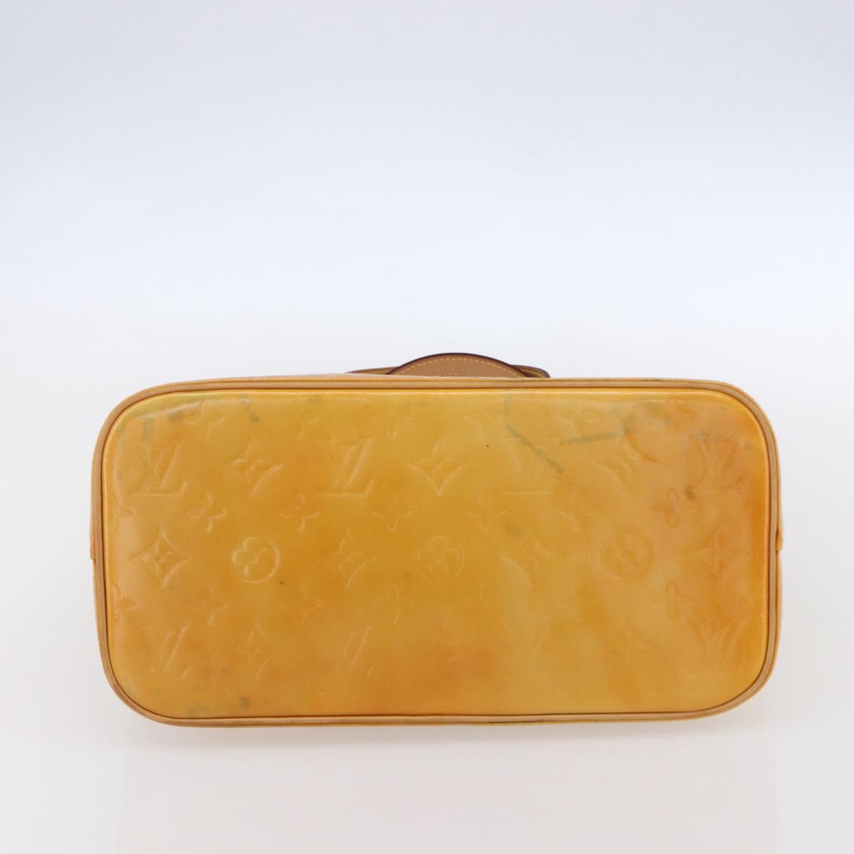 LOUIS VUITTON Monogram Vernis Houston Hand Bag Gris M91053 LV Auth BA8340