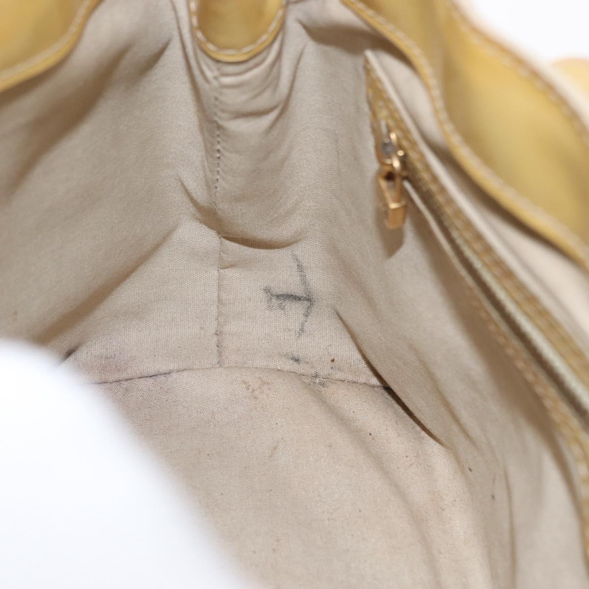 LOUIS VUITTON Monogram Vernis Wilshire PM Hand Bag Broncorail M91452 Auth BA8341