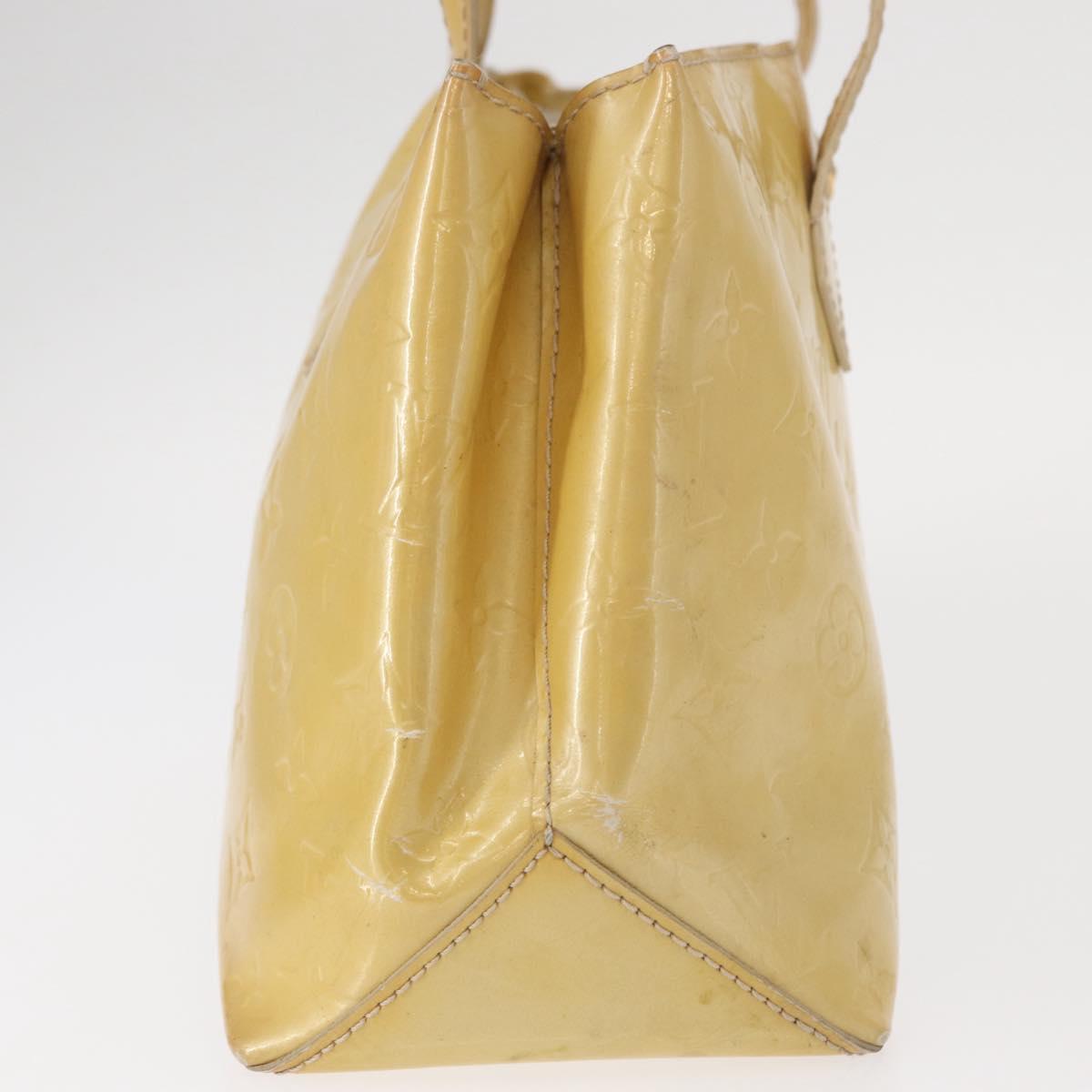 LOUIS VUITTON Monogram Vernis Wilshire PM Hand Bag Broncorail M91452 Auth BA8341