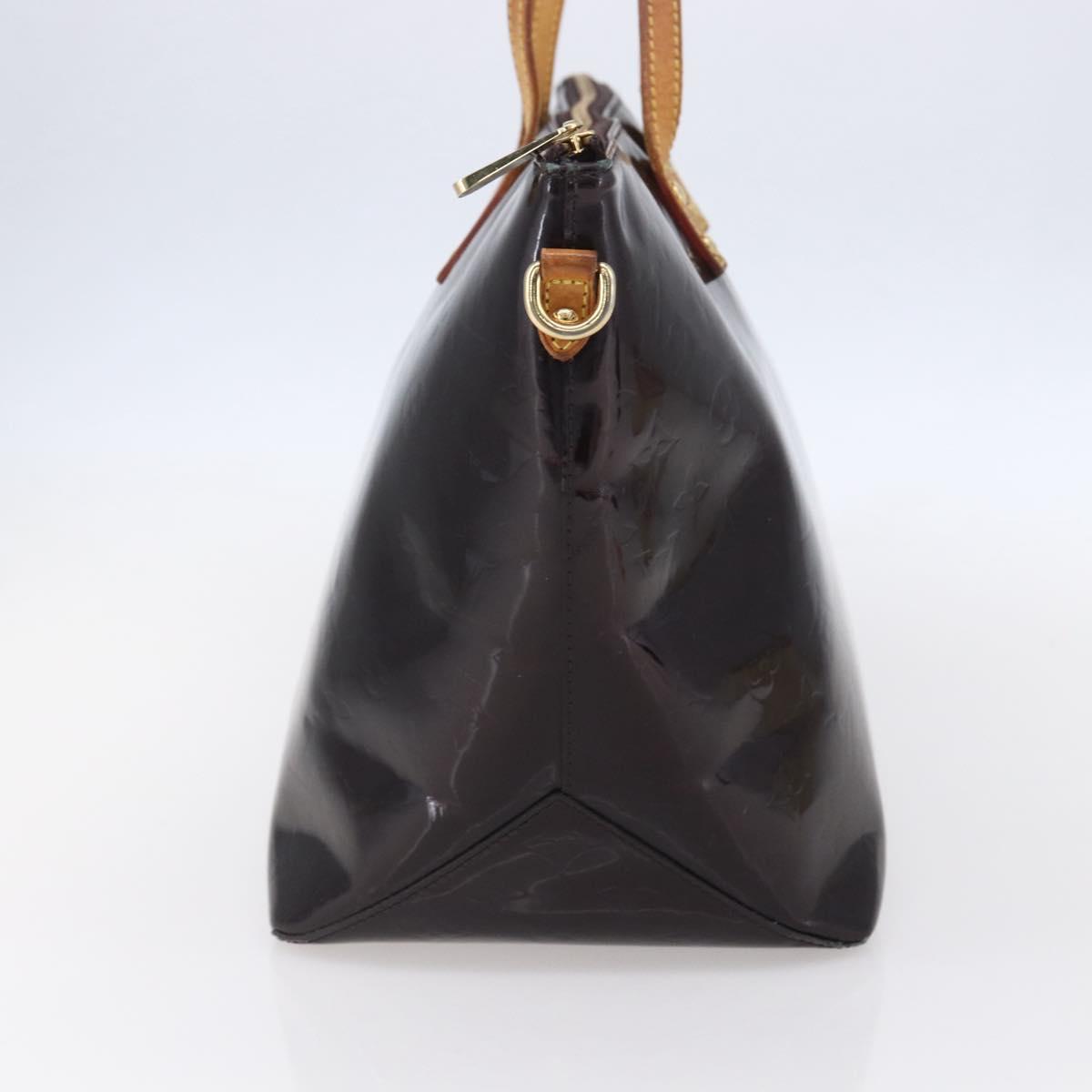 LOUIS VUITTON Monogram Vernis Bellevue GM Tote Bag Amarante M93589 Auth BA8346