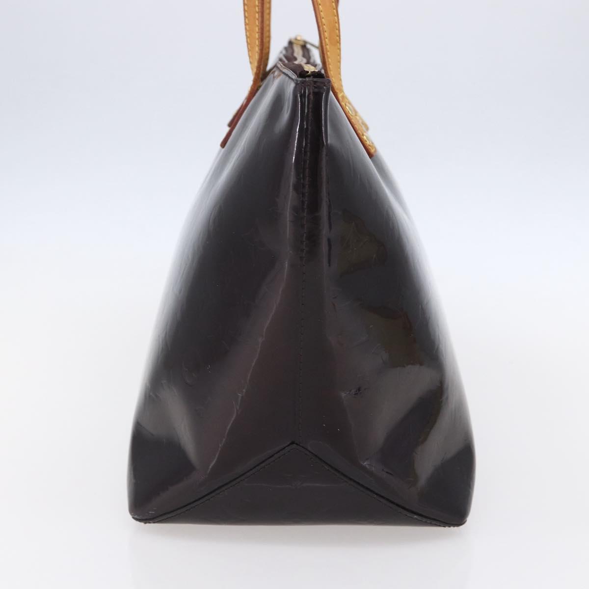 LOUIS VUITTON Monogram Vernis Bellevue GM Tote Bag Amarante M93589 Auth BA8346