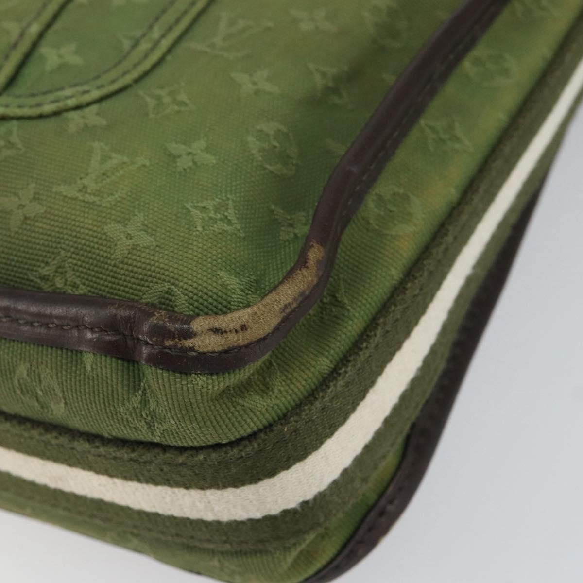 LOUIS VUITTON Monogram Mini Besace Mary Kate Bag TST Khaki M92322 LV Auth BA8348