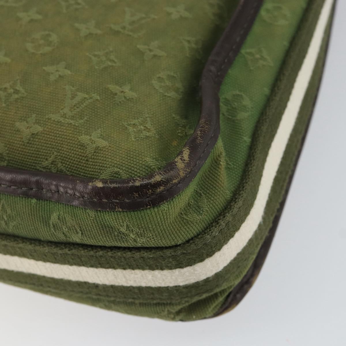 LOUIS VUITTON Monogram Mini Besace Mary Kate Bag TST Khaki M92322 LV Auth BA8348