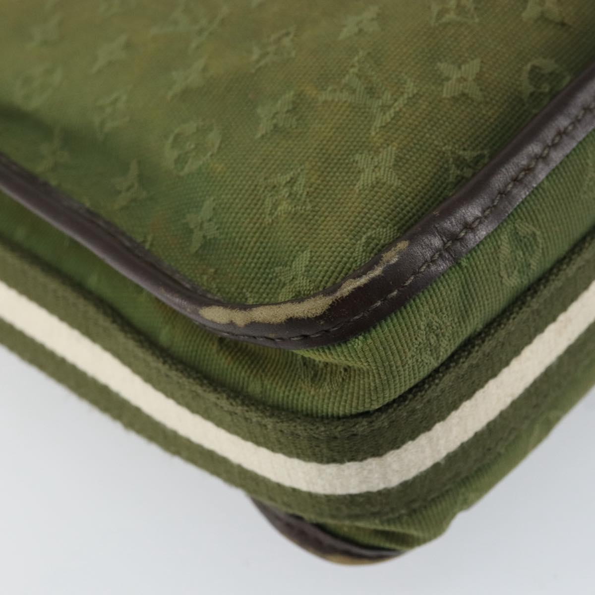 LOUIS VUITTON Monogram Mini Besace Mary Kate Bag TST Khaki M92322 LV Auth BA8348