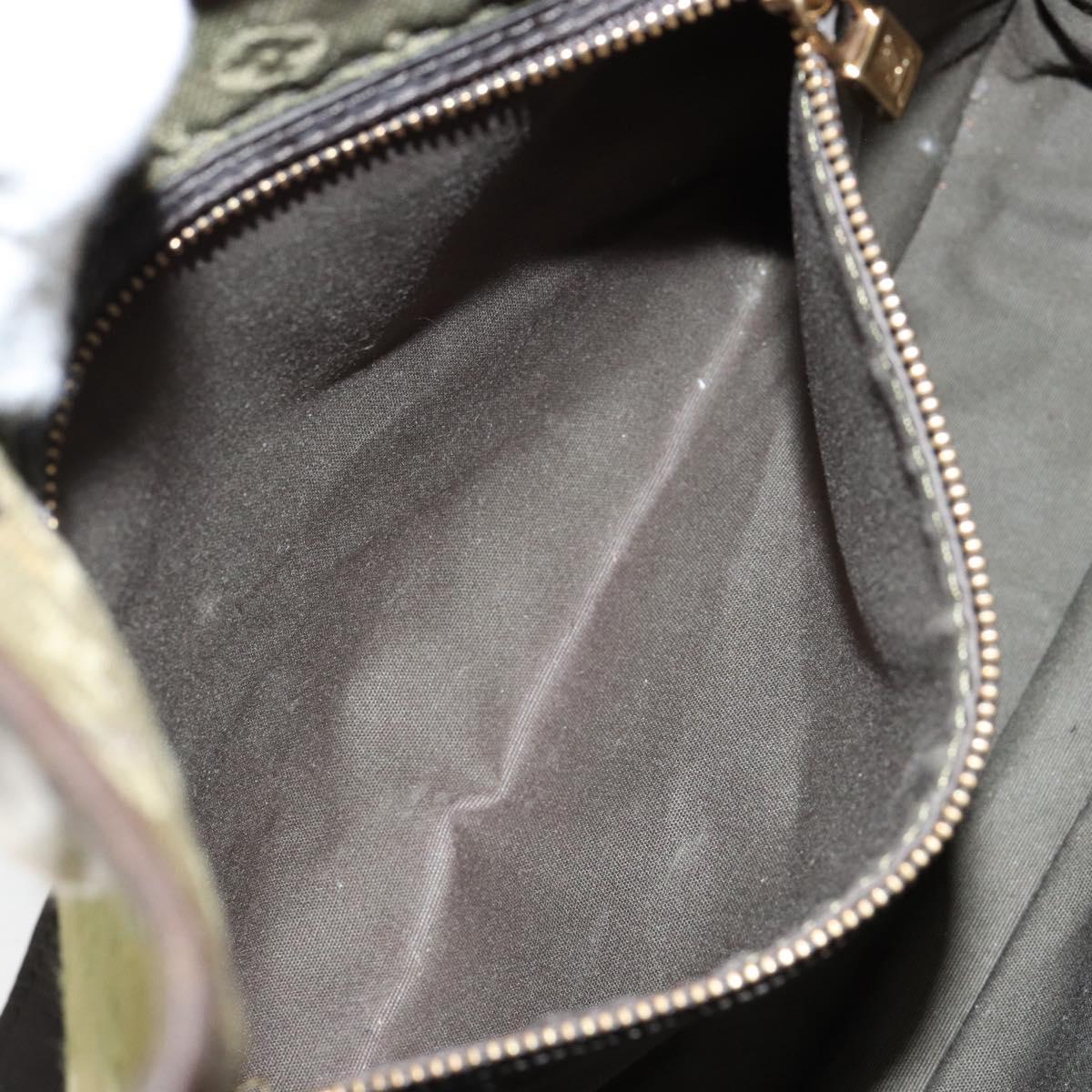 LOUIS VUITTON Monogram Mini Besace Mary Kate Bag TST Khaki M92322 LV Auth BA8348