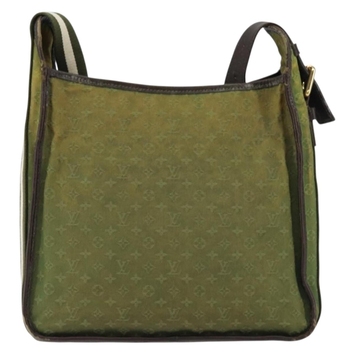 LOUIS VUITTON Monogram Mini Besace Mary Kate Bag TST Khaki M92322 LV Auth BA8348