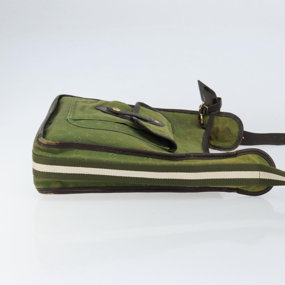 LOUIS VUITTON Monogram Mini Besace Mary Kate Bag TST Khaki M92322 LV Auth BA8348