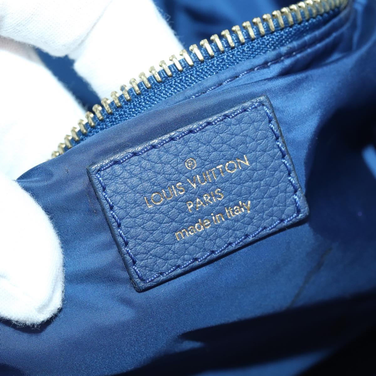 LOUIS VUITTON Ikat Flower Noeful MM Bag 2way Grand blue M94312 LV Auth BA8350