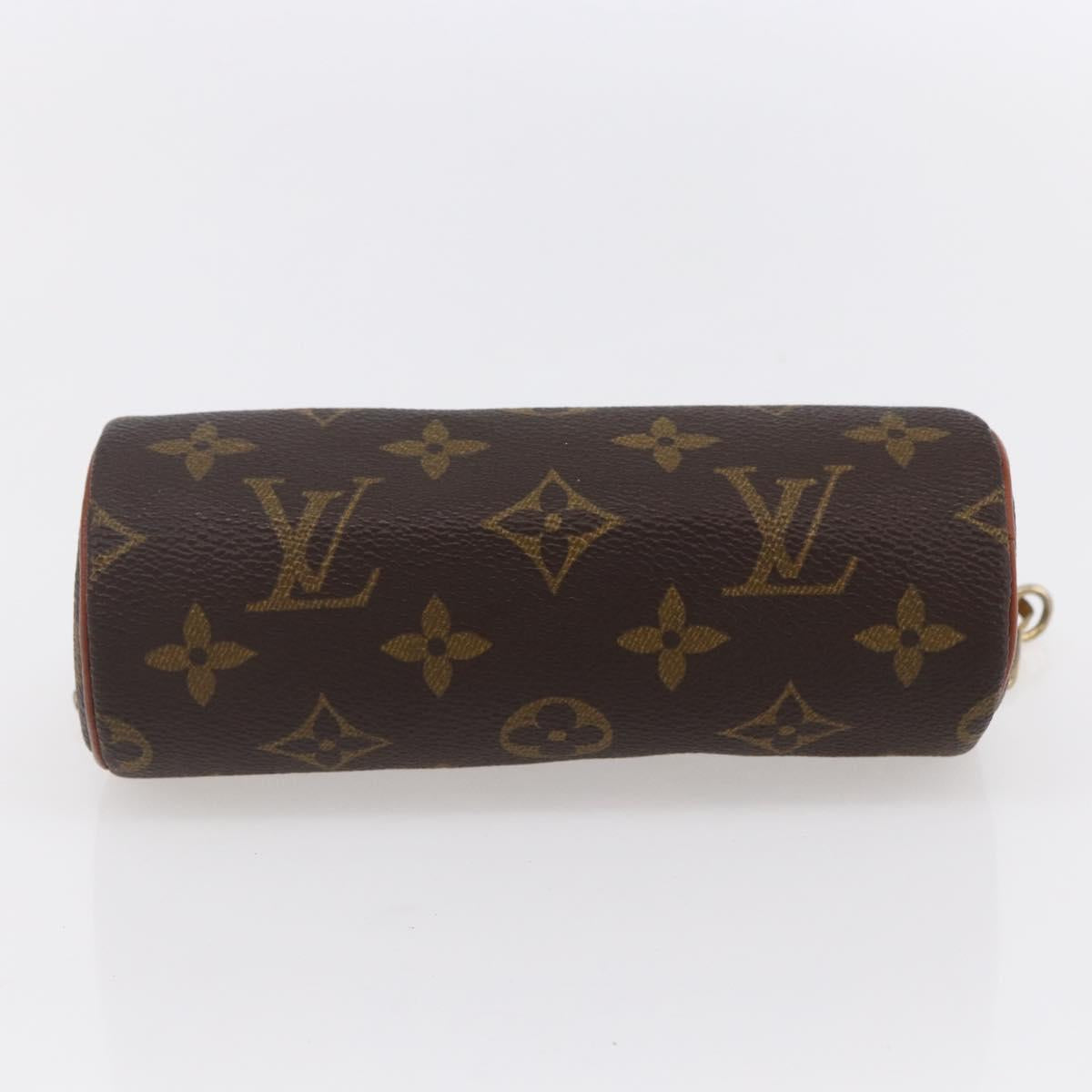 LOUIS VUITTON Monogram Papillon Pouch LV Auth BA8356