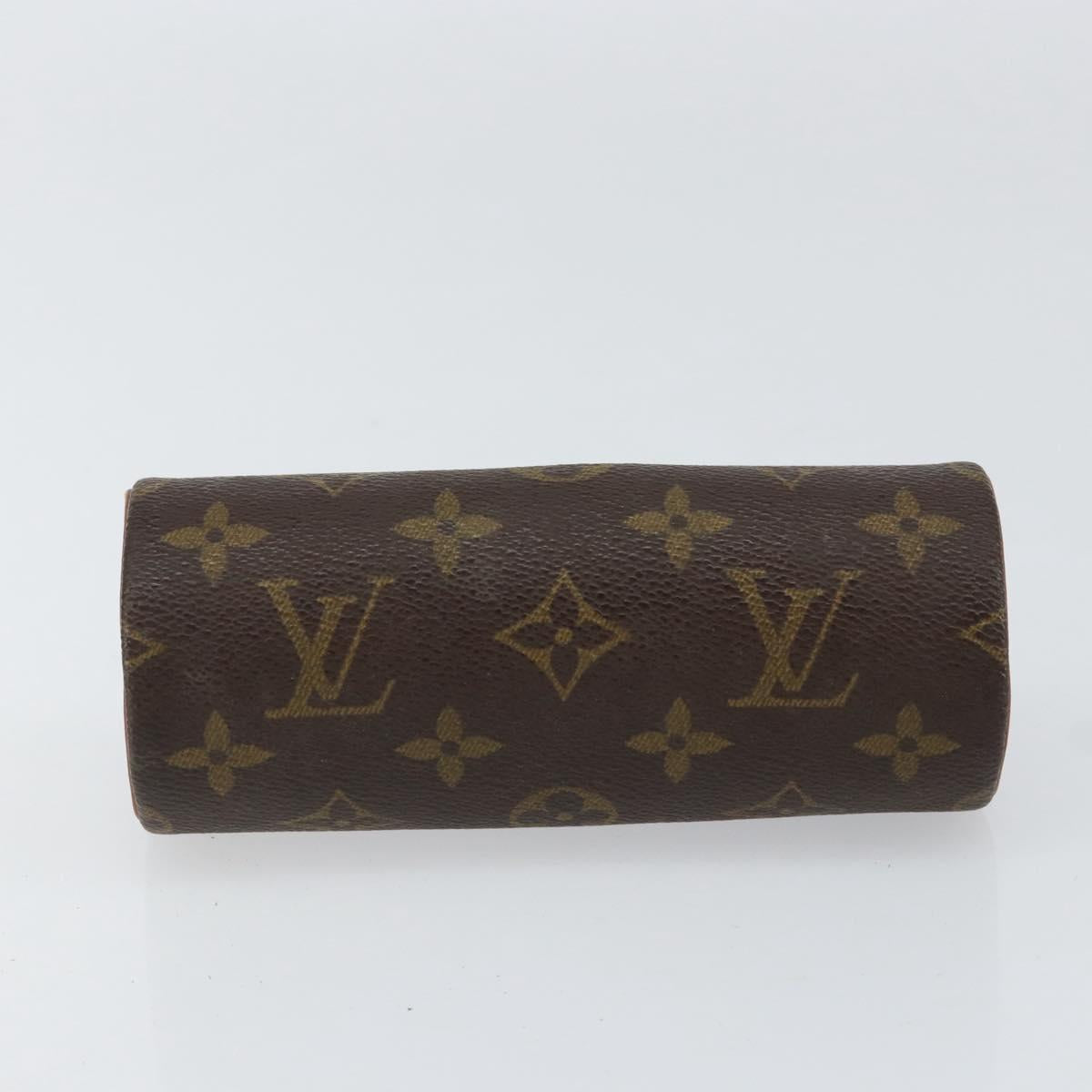 LOUIS VUITTON Monogram Papillon Pouch LV Auth BA8357