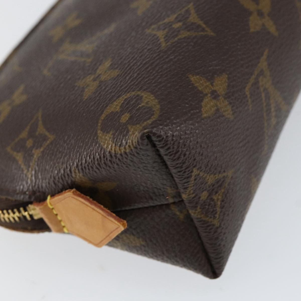 LOUIS VUITTON Monogram Pochette Cosmetic PM Pouch M43998 LV Auth BA8358