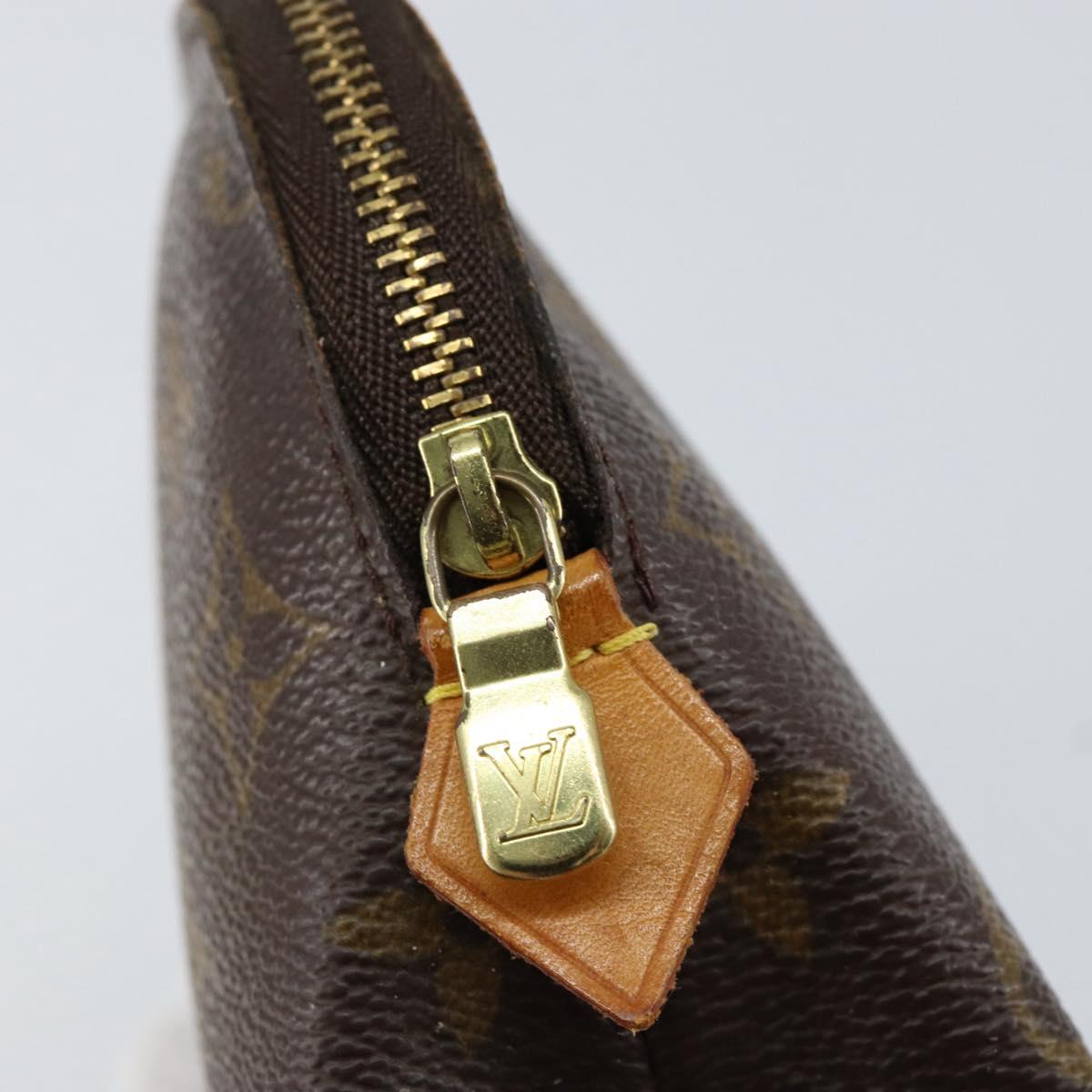 LOUIS VUITTON Monogram Pochette Cosmetic PM Pouch M43998 LV Auth BA8358