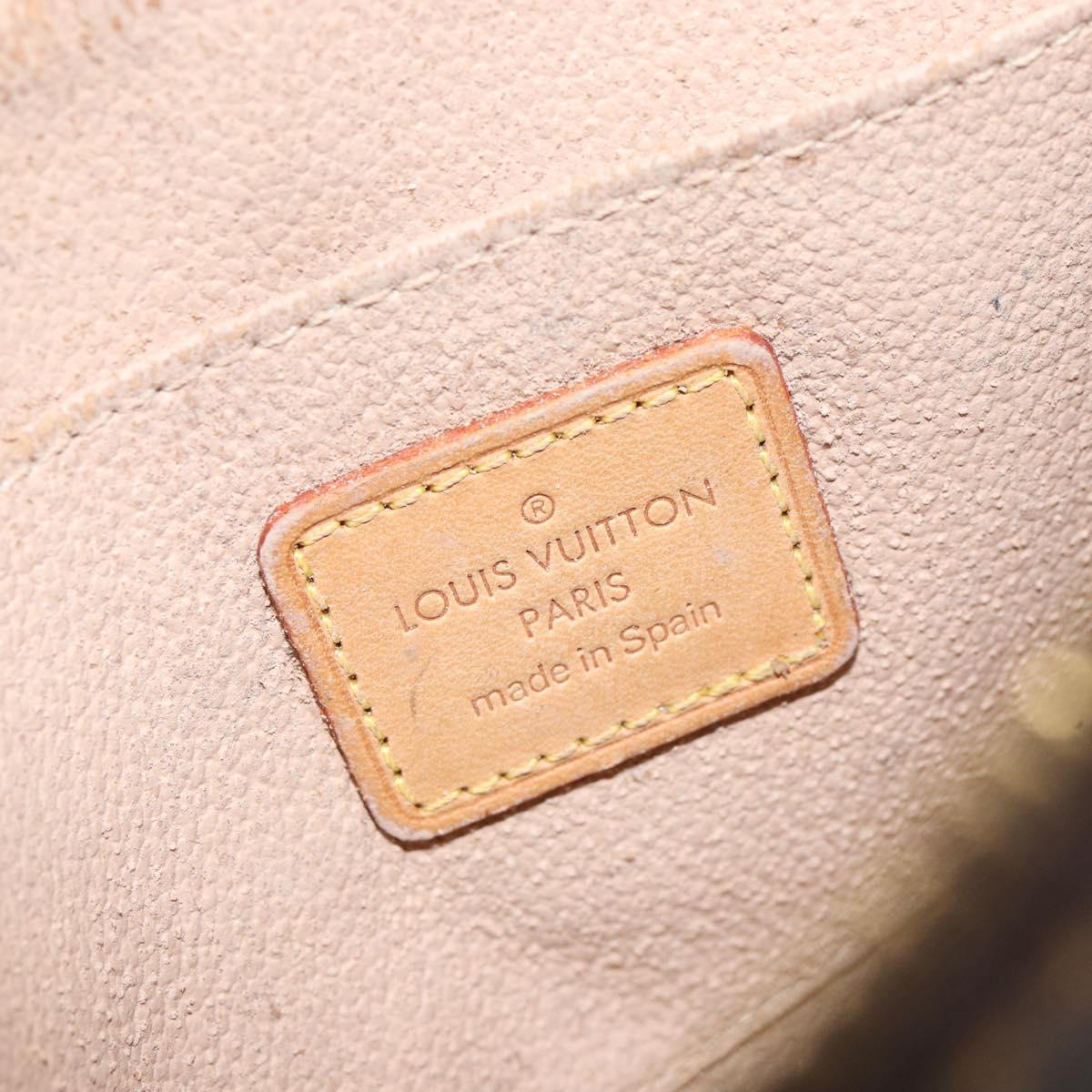 LOUIS VUITTON Monogram Pochette Cosmetic PM Pouch M43998 LV Auth BA8358