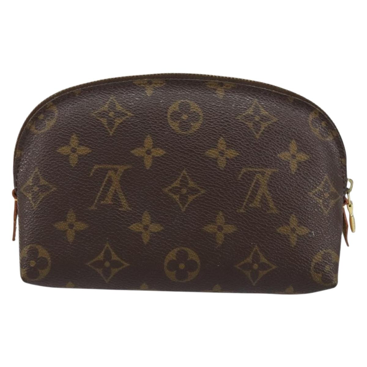 LOUIS VUITTON Monogram Pochette Cosmetic PM Pouch M43998 LV Auth BA8358