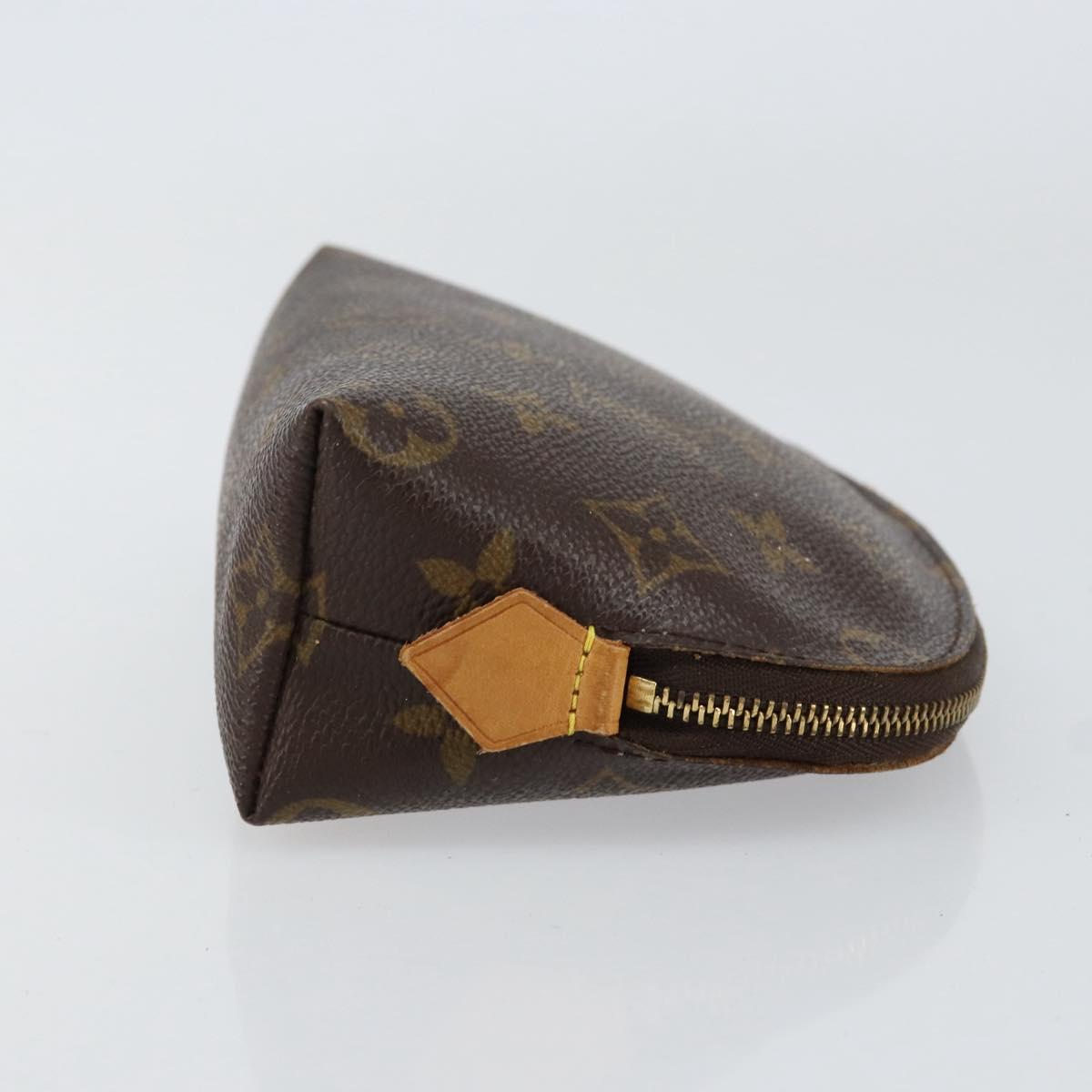LOUIS VUITTON Monogram Pochette Cosmetic PM Pouch M43998 LV Auth BA8358