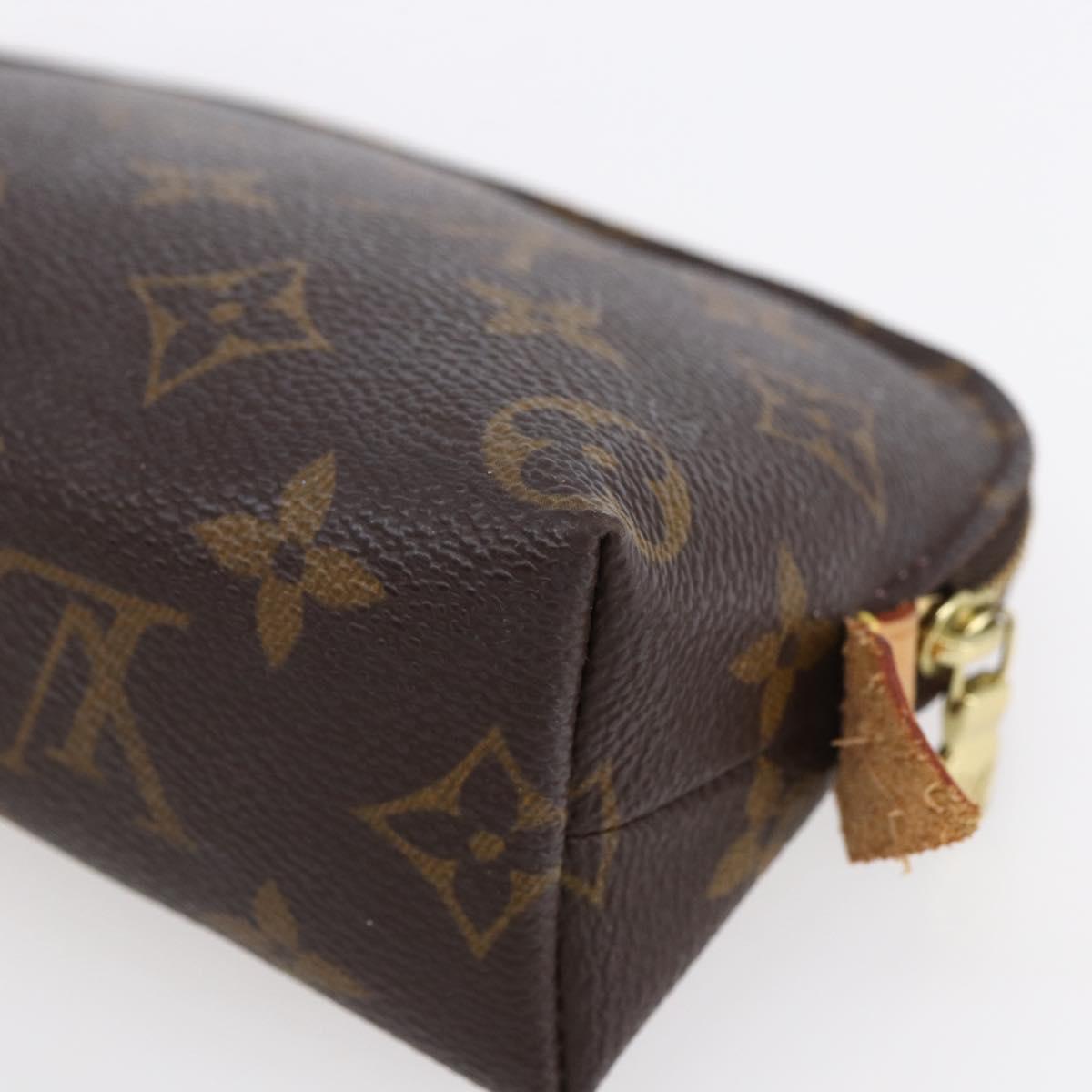 LOUIS VUITTON Monogram Pochette Cosmetic PM Pouch M43998 LV Auth BA8360
