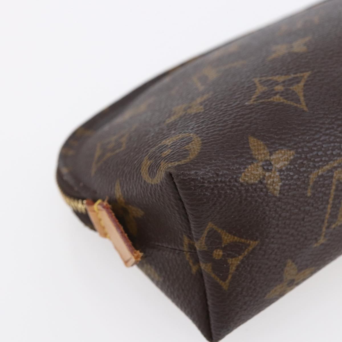 LOUIS VUITTON Monogram Pochette Cosmetic PM Pouch M43998 LV Auth BA8360