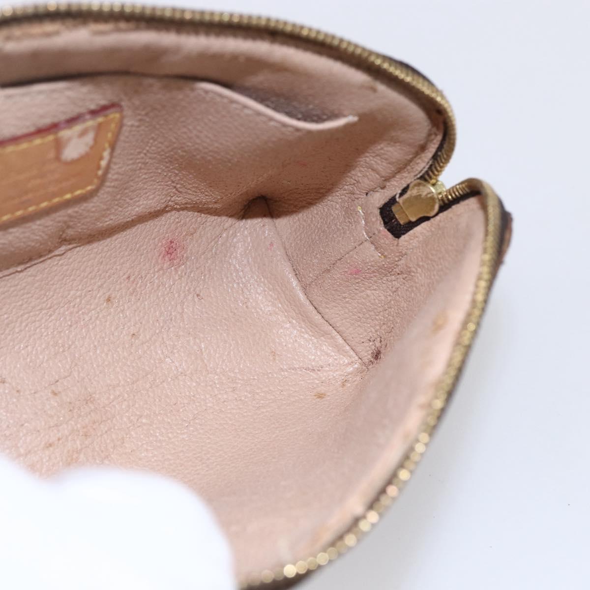 LOUIS VUITTON Monogram Pochette Cosmetic PM Pouch M43998 LV Auth BA8360