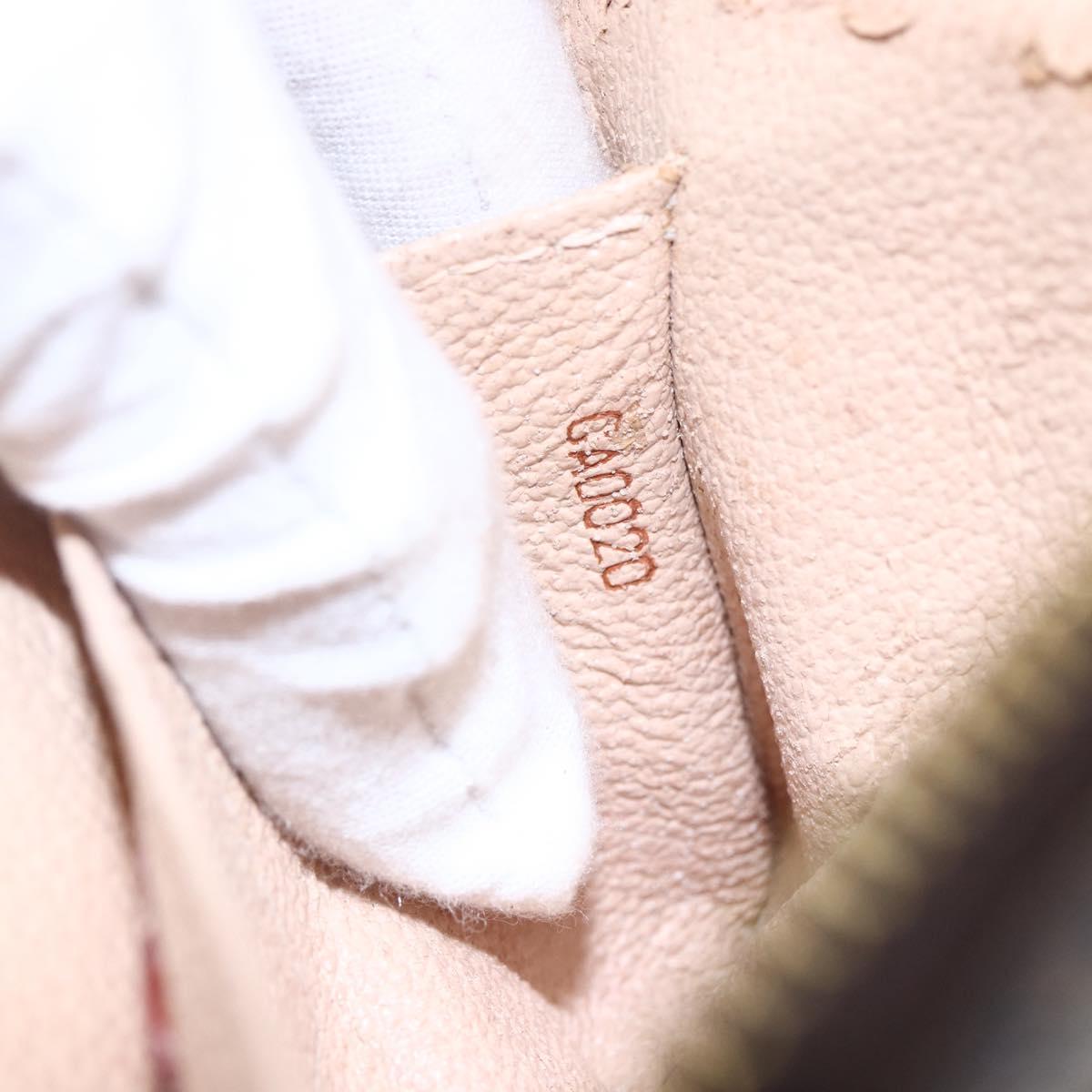 LOUIS VUITTON Monogram Pochette Cosmetic PM Pouch M43998 LV Auth BA8360