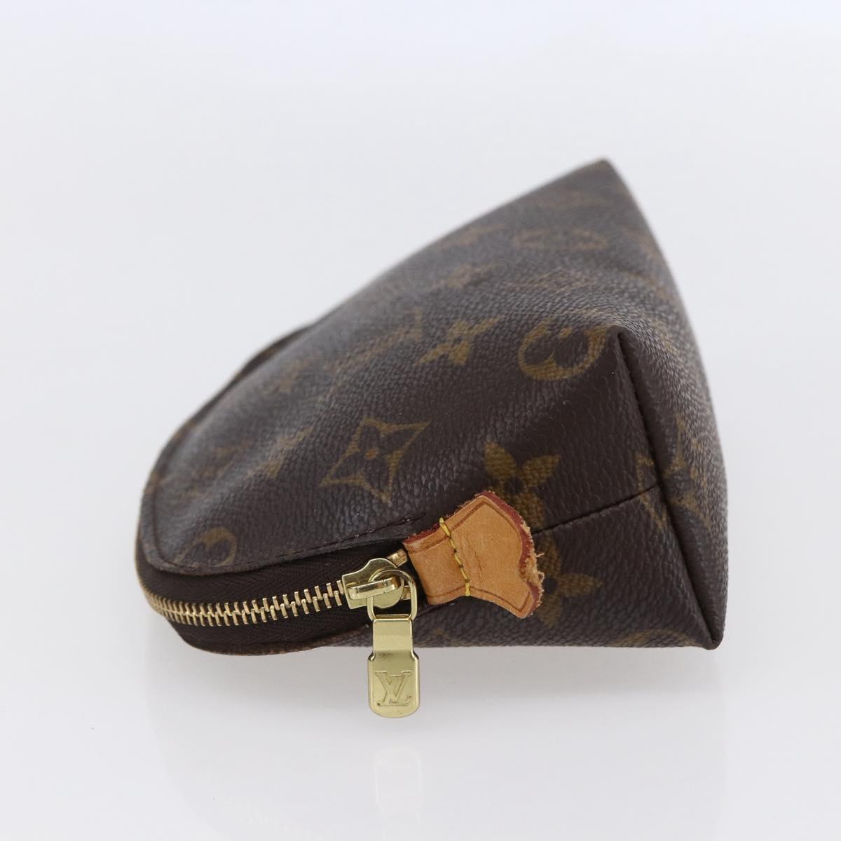LOUIS VUITTON Monogram Pochette Cosmetic PM Pouch M43998 LV Auth BA8360