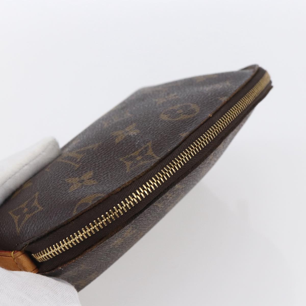 LOUIS VUITTON Monogram Pochette Cosmetic PM Pouch M43998 LV Auth BA8360