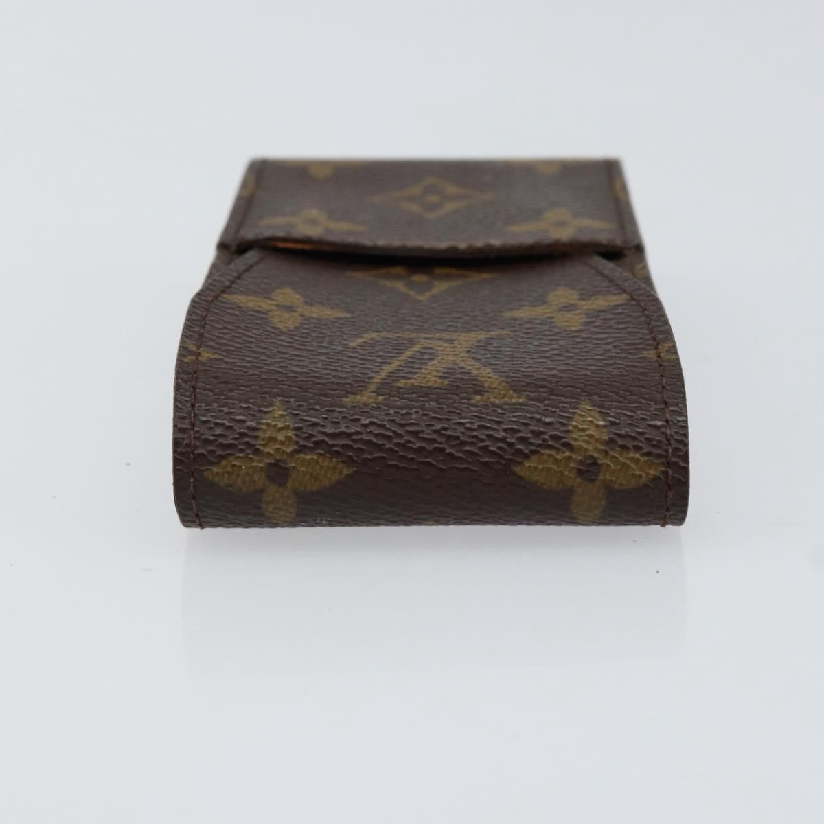 LOUIS VUITTON Monogram Etui Cigarette Case M63024 LV Auth BA8361