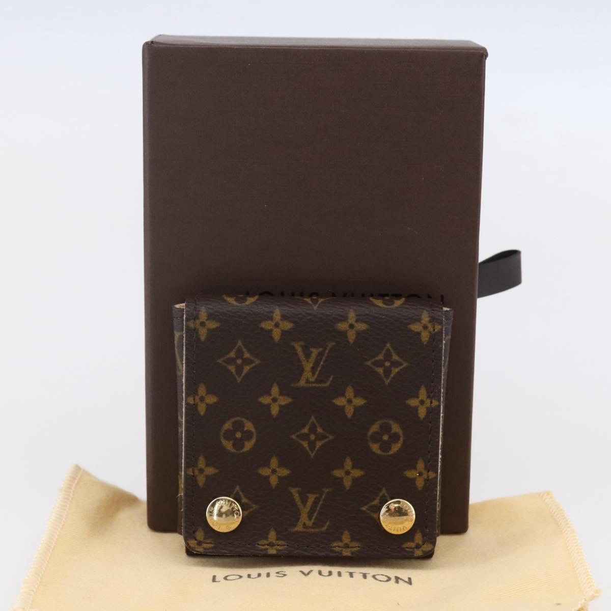LOUIS VUITTON Monogram Jewelry Case Jewelry Box LV Auth BA8362