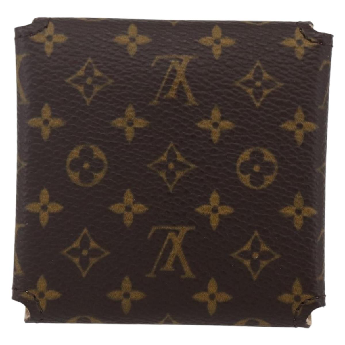 LOUIS VUITTON Monogram Jewelry Case Jewelry Box LV Auth BA8362