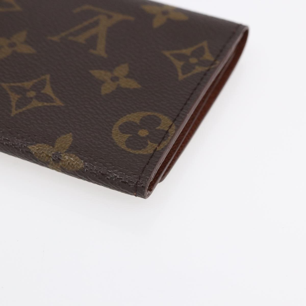 LOUIS VUITTON Monogram Porte Yen 3 Credit Long Wallet M61818 LV Auth BA8363