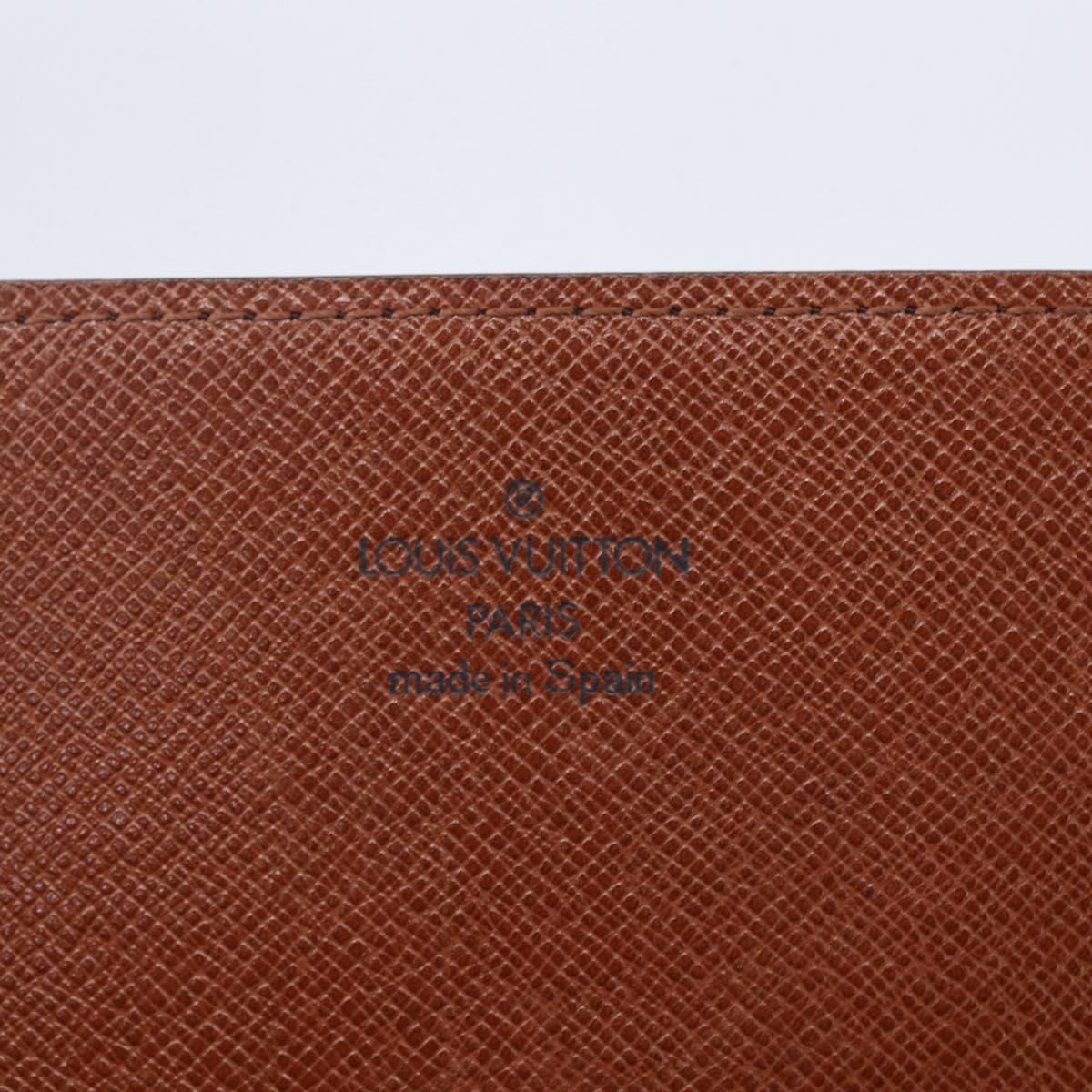 LOUIS VUITTON Monogram Porte Yen 3 Credit Long Wallet M61818 LV Auth BA8363