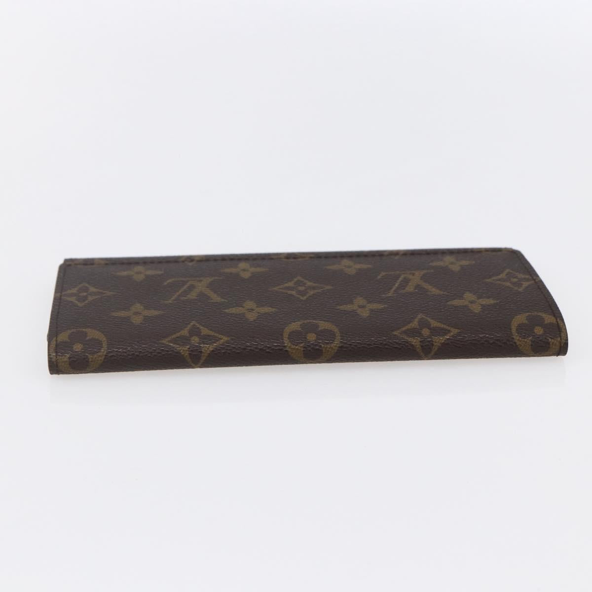 LOUIS VUITTON Monogram Porte Yen 3 Credit Long Wallet M61818 LV Auth BA8363