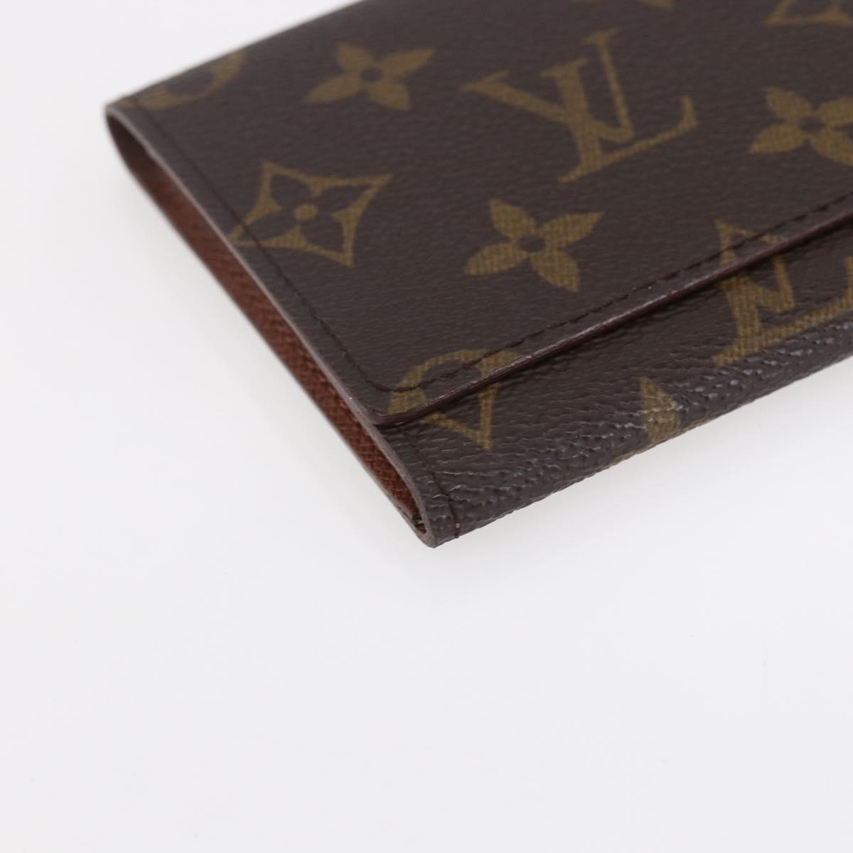 LOUIS VUITTON Monogram Porte Yen 3 Credit Long Wallet M61818 LV Auth BA8363