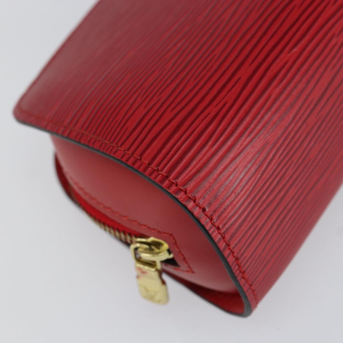 LOUIS VUITTON Epi Dauphine PM Pouch Castilian Red M48447 LV Auth BA8367