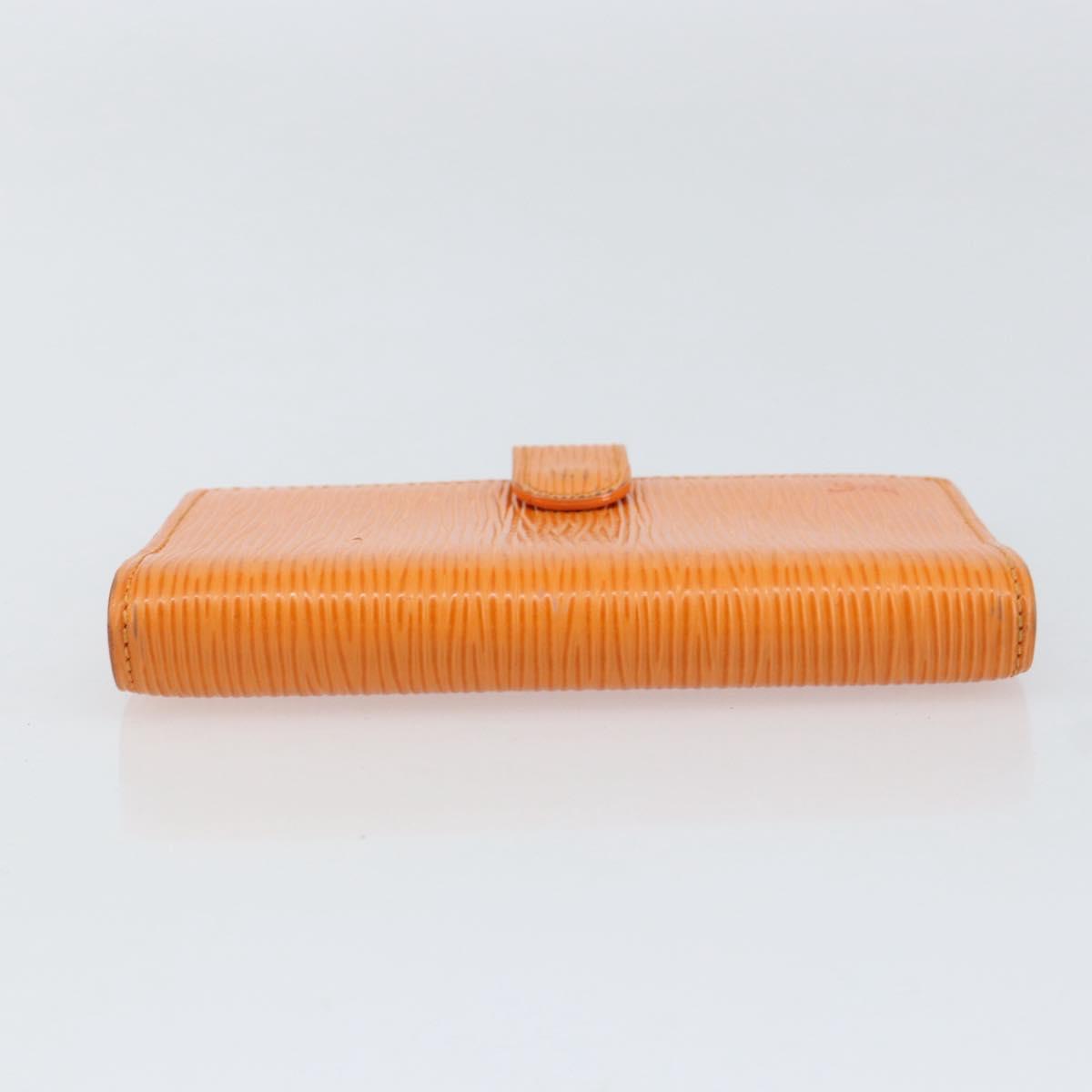 LOUIS VUITTON Epi Agenda PM Day Planner Cover Orange Mandarin R2005H Auth BA8371