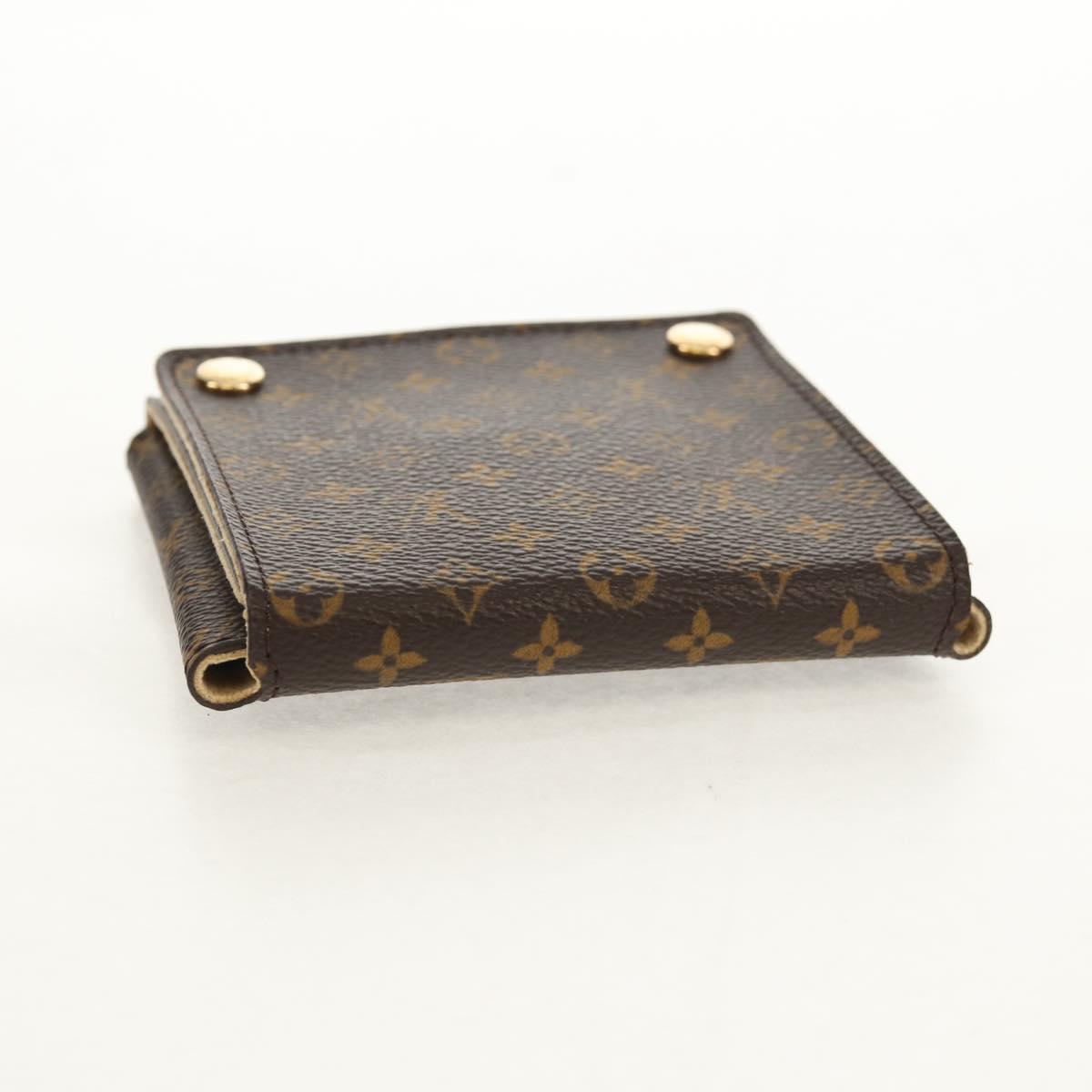 LOUIS VUITTON Monogram Jewelry case Jewelry Box LV Auth BA8373V